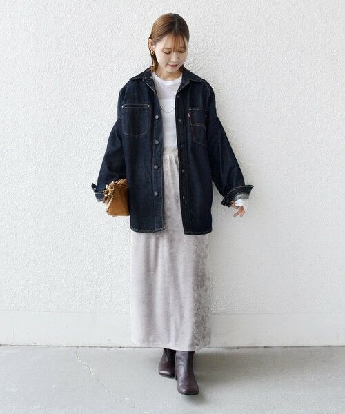 SHIPS / シップス Gジャン・デニムジャケット | Levi’s:〈手洗い可能〉TWIST SHACKET | 詳細20