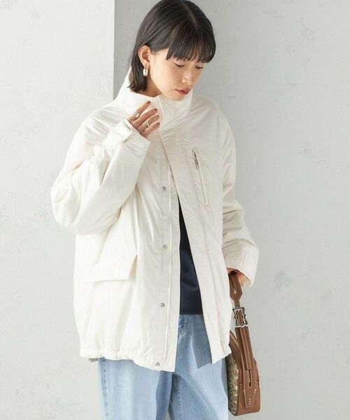 SHIPS / シップス その他アウター | 〈手洗い可能〉IMBOTEX 中綿 ミディ ジャケット | 詳細24