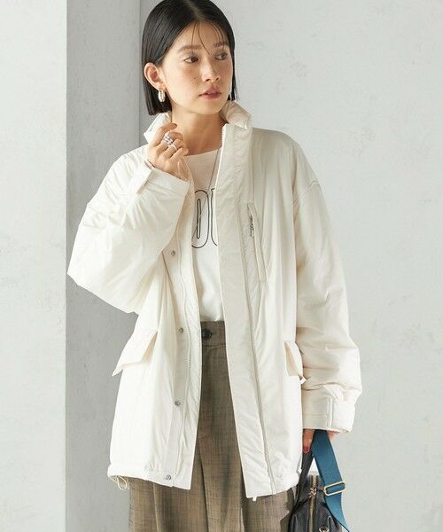 SHIPS / シップス その他アウター | 〈手洗い可能〉IMBOTEX 中綿 ミディ ジャケット | 詳細6