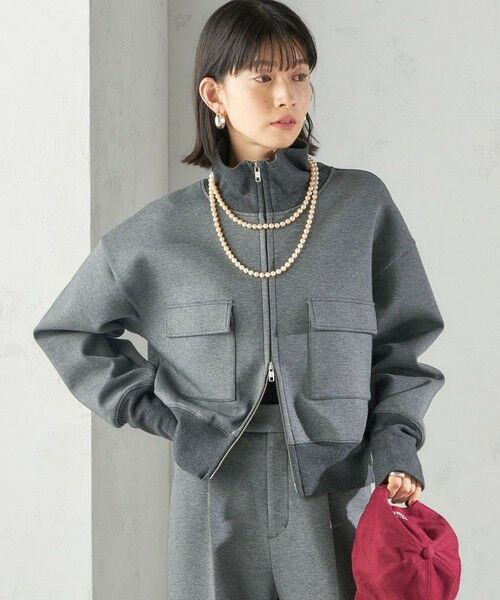 SHIPS / シップス ブルゾン | 《一部追加予約》s.oyamadaコラボ:〈手洗い可能〉コットン エア ダンボール ブルゾン | 詳細17