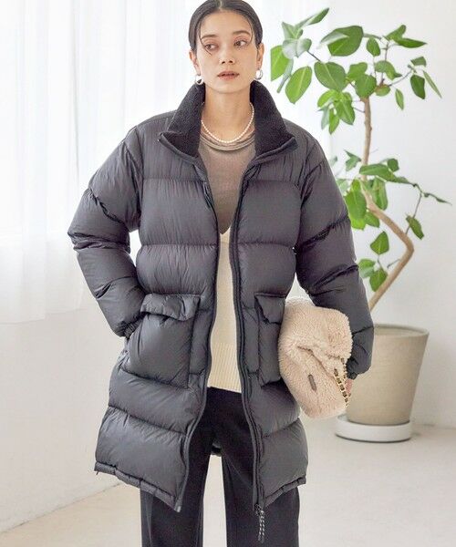 SHIPS / シップス ダウンジャケット・ベスト | 【SHIPS別注】TAION:〈手洗い可能〉ネック ボア ダウン コート | 詳細5