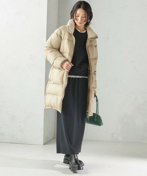 SHIPS / シップス ダウンジャケット・ベスト | 【SHIPS別注】TAION:〈手洗い可能〉ネック ボア ダウン コート | 詳細24