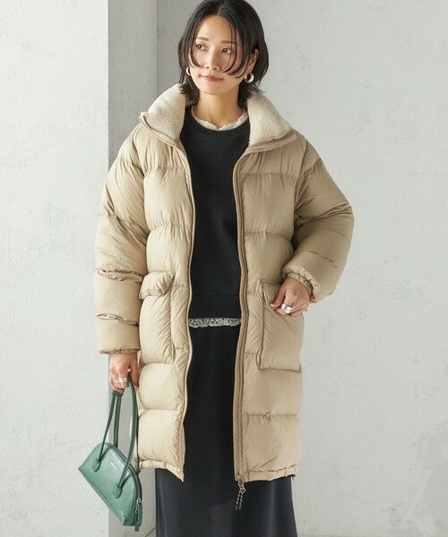 SHIPS / シップス ダウンジャケット・ベスト | 【SHIPS別注】TAION:〈手洗い可能〉ネック ボア ダウン コート | 詳細25