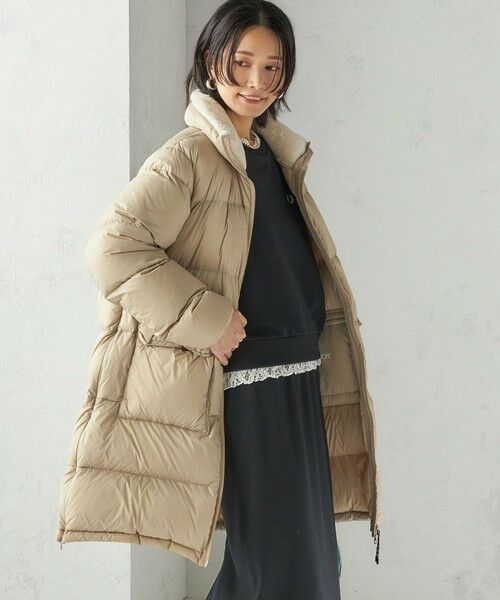 SHIPS / シップス ダウンジャケット・ベスト | 【SHIPS別注】TAION:〈手洗い可能〉ネック ボア ダウン コート | 詳細27