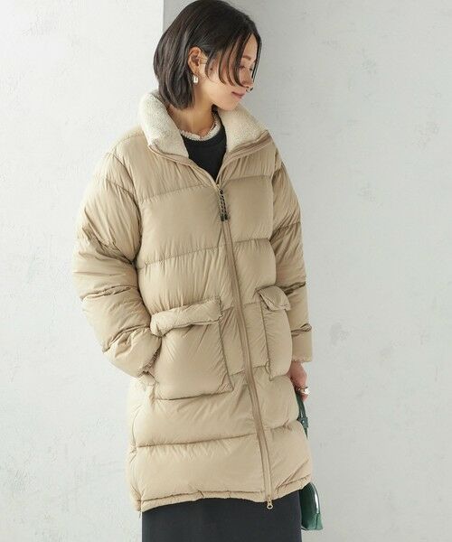 SHIPS / シップス ダウンジャケット・ベスト | 【SHIPS別注】TAION:〈手洗い可能〉ネック ボア ダウン コート | 詳細28