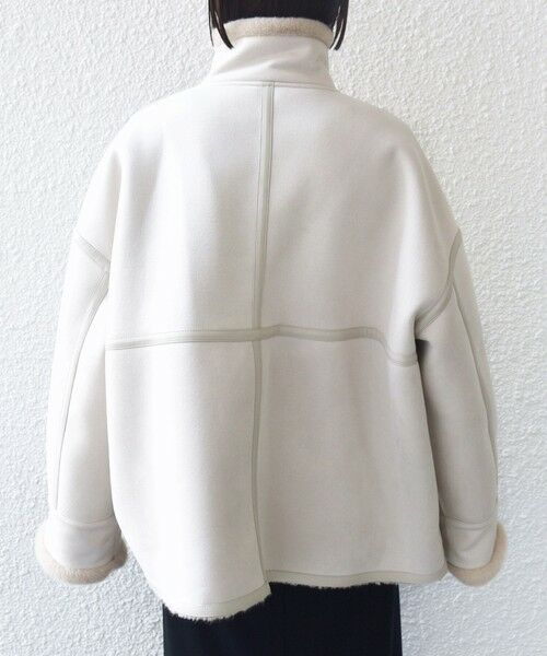 SHIPS / シップス その他アウター | フェイク ムートン ジップ コート | 詳細20