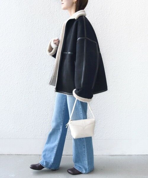 SHIPS / シップス その他アウター | フェイク ムートン ジップ コート | 詳細23