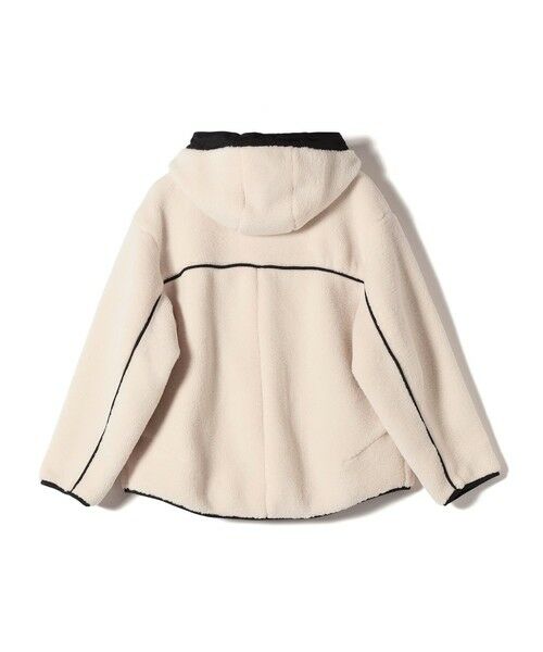 SHIPS / シップス ブルゾン | 【WEB限定】ボア 配色 フード ブルゾン | 詳細18