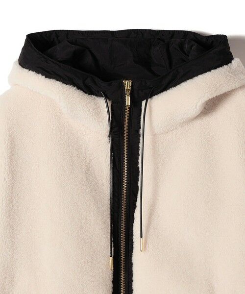 SHIPS / シップス ブルゾン | 【WEB限定】ボア 配色 フード ブルゾン | 詳細19