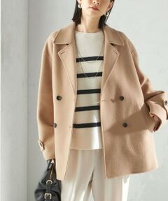 SHIPS / シップス ピーコート | SUPER140 ダブル フェイス ショート コート