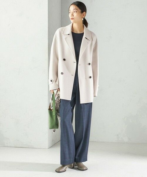 SHIPS / シップス ピーコート | SUPER140 ダブル フェイス ショート コート | 詳細12