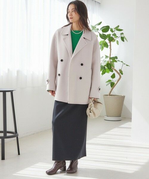 SHIPS / シップス ピーコート | SUPER140 ダブル フェイス ショート コート | 詳細2