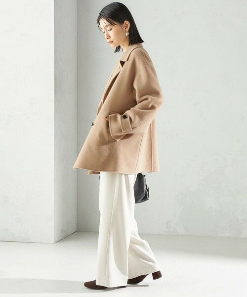 SHIPS / シップス ピーコート | SUPER140 ダブル フェイス ショート コート | 詳細19