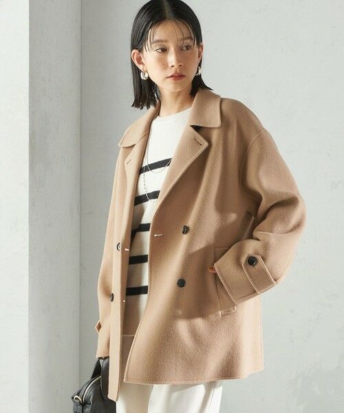 SHIPS / シップス ピーコート | SUPER140 ダブル フェイス ショート コート | 詳細21