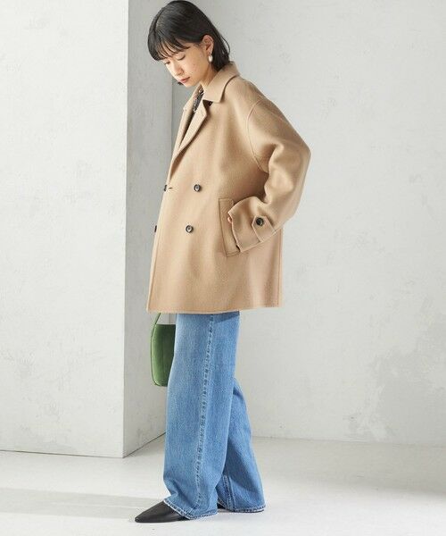 SHIPS / シップス ピーコート | SUPER140 ダブル フェイス ショート コート | 詳細26