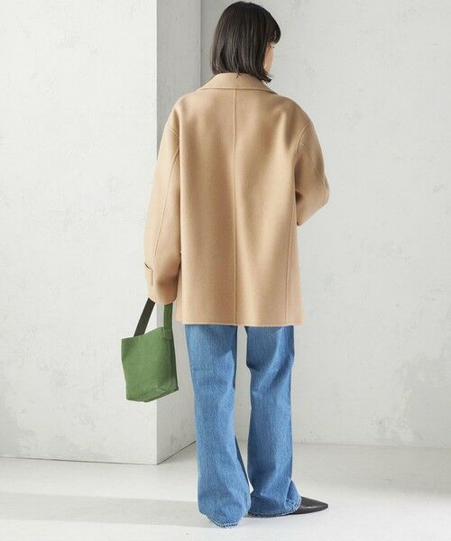 SHIPS / シップス ピーコート | SUPER140 ダブル フェイス ショート コート | 詳細27