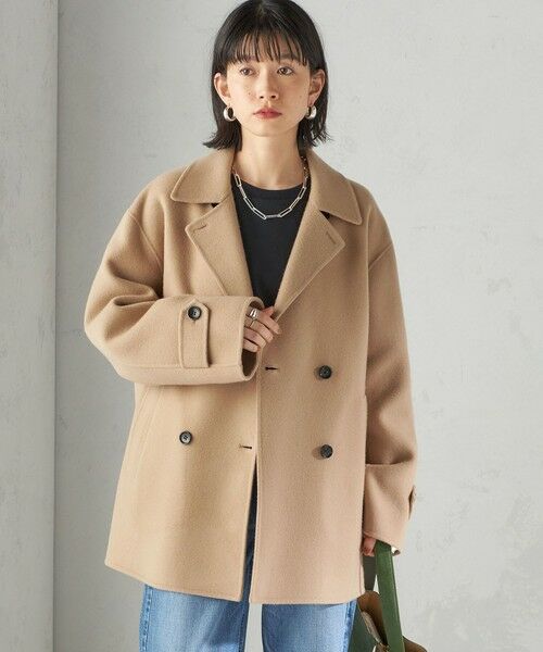 SHIPS / シップス ピーコート | SUPER140 ダブル フェイス ショート コート | 詳細28