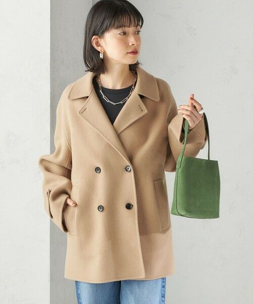 SHIPS / シップス ピーコート | SUPER140 ダブル フェイス ショート コート | 詳細30