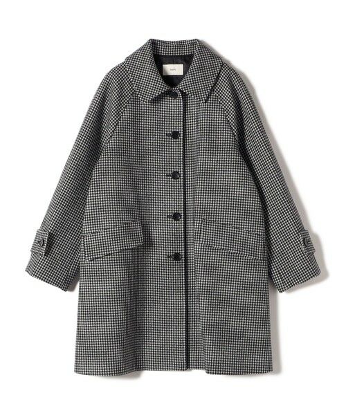 SHIPS / シップス ステンカラーコート | 千鳥 / ソリッド ウール メルトン ステンカラー コート | 詳細25