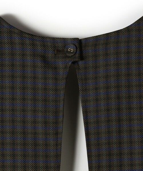 SHIPS / シップス ロング・マキシ丈ワンピース | 〈手洗い可能〉アジャスト ボタン チェック ジャンパー スカート | 詳細12