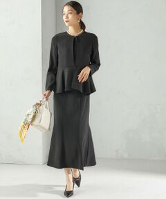 SHIPS / シップス ロング・マキシ丈ワンピース | Kaene:フレア ジャケット ワンピース（セレモニー対応可）