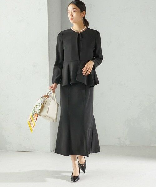 SHIPS / シップス ロング・マキシ丈ワンピース | Kaene:フレア ジャケット ワンピース（セレモニー対応可） | 詳細1