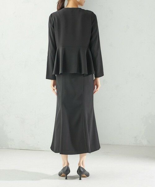 SHIPS / シップス ロング・マキシ丈ワンピース | Kaene:フレア ジャケット ワンピース（セレモニー対応可） | 詳細10