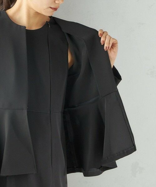 SHIPS / シップス ロング・マキシ丈ワンピース | Kaene:フレア ジャケット ワンピース（セレモニー対応可） | 詳細11