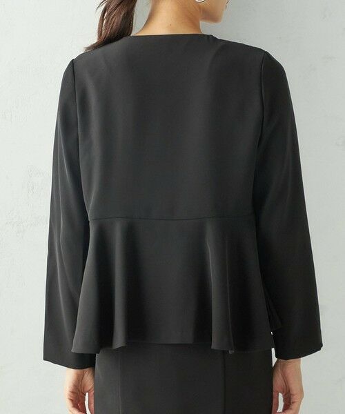 SHIPS / シップス ロング・マキシ丈ワンピース | Kaene:フレア ジャケット ワンピース（セレモニー対応可） | 詳細12