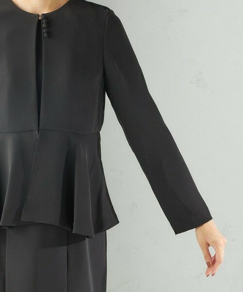 SHIPS / シップス ロング・マキシ丈ワンピース | Kaene:フレア ジャケット ワンピース（セレモニー対応可） | 詳細13