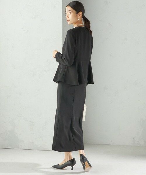 SHIPS / シップス ロング・マキシ丈ワンピース | Kaene:フレア ジャケット ワンピース（セレモニー対応可） | 詳細4