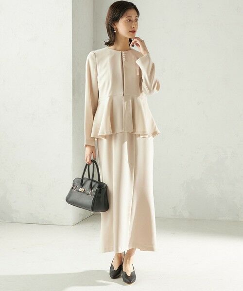 SHIPS / シップス ロング・マキシ丈ワンピース | Kaene:フレア ジャケット ワンピース（セレモニー対応可） | 詳細18