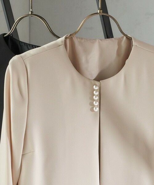 SHIPS / シップス ロング・マキシ丈ワンピース | Kaene:フレア ジャケット ワンピース（セレモニー対応可） | 詳細21