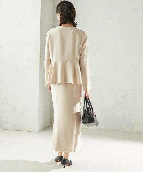 SHIPS / シップス ロング・マキシ丈ワンピース | Kaene:フレア ジャケット ワンピース（セレモニー対応可） | 詳細16