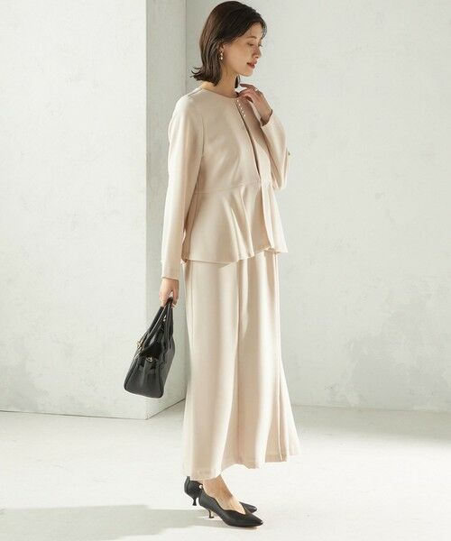 SHIPS / シップス ロング・マキシ丈ワンピース | Kaene:フレア ジャケット ワンピース（セレモニー対応可） | 詳細17