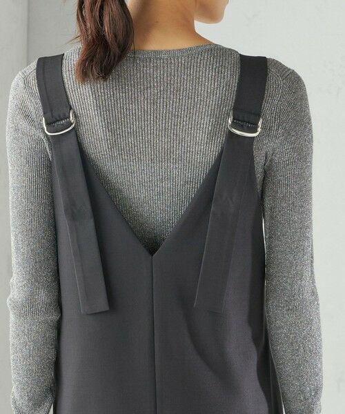 SHIPS / シップス ロング・マキシ丈ワンピース | 〈手洗い可能〉フロント ジップ ジャンパー スカート | 詳細12