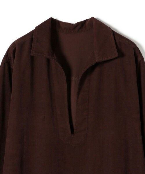 SHIPS / シップス ロング・マキシ丈ワンピース | 【WEB限定】〈洗濯機可能〉スキッパー コーデュロイ ワンピース | 詳細23