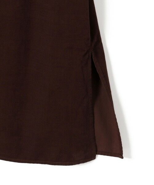 SHIPS / シップス ロング・マキシ丈ワンピース | 【WEB限定】〈洗濯機可能〉スキッパー コーデュロイ ワンピース | 詳細25