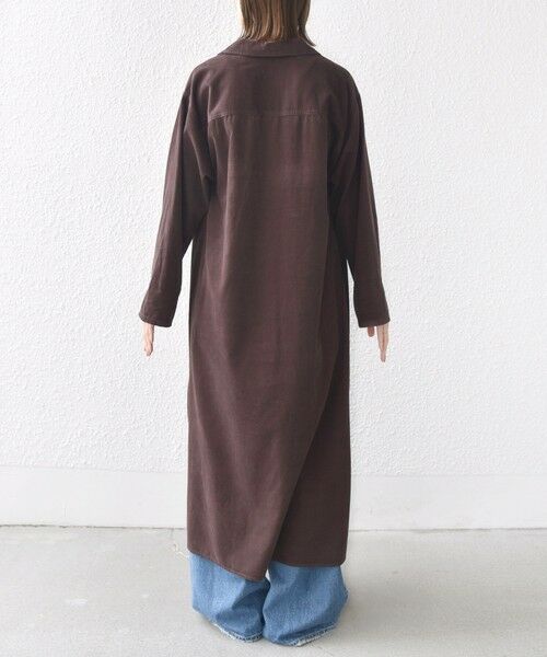 SHIPS / シップス ロング・マキシ丈ワンピース | 【WEB限定】〈洗濯機可能〉スキッパー コーデュロイ ワンピース | 詳細29