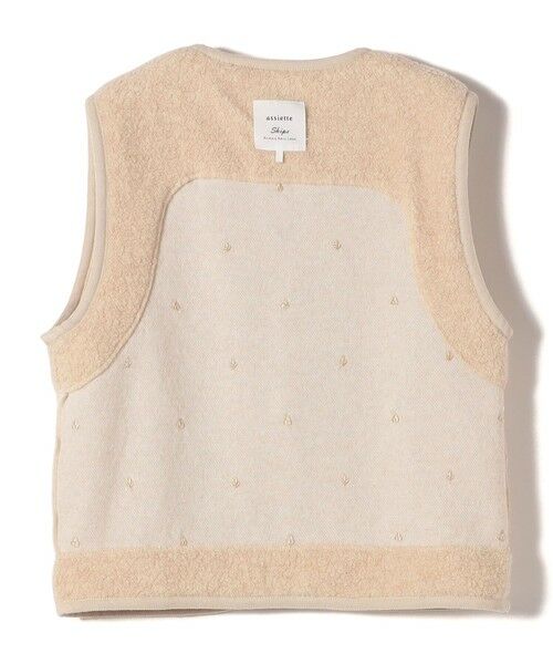 SHIPS / シップス ベスト | 【SHIPS別注】assiette:ウール混 ボア 刺繍 ベスト | 詳細3