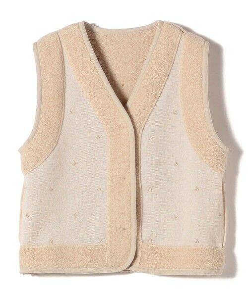 SHIPS / シップス ベスト | 【SHIPS別注】assiette:ウール混 ボア 刺繍 ベスト | 詳細21