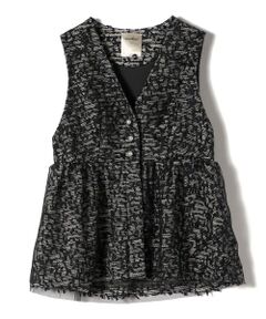 SHIPS / シップス ベスト | 【SHIPS別注】troisiemeCHACO: チュール ジレ（セレモニー対応可）