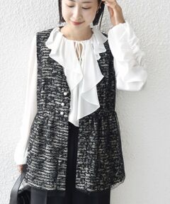 SHIPS / シップス ベスト | 【SHIPS別注】troisiemeCHACO: チュール ジレ（セレモニー対応可）