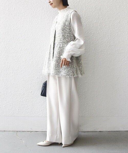 SHIPS / シップス ベスト | 【SHIPS別注】troisiemeCHACO: チュール ジレ（セレモニー対応可） | 詳細2