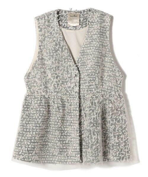 SHIPS / シップス ベスト | 【SHIPS別注】troisiemeCHACO: チュール ジレ（セレモニー対応可） | 詳細11