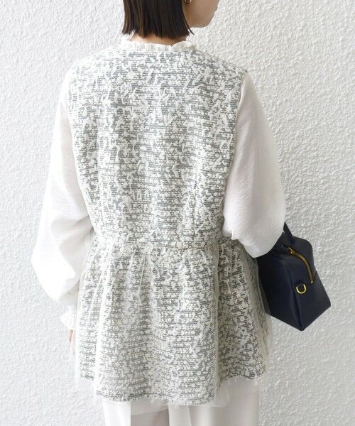 SHIPS / シップス ベスト | 【SHIPS別注】troisiemeCHACO: チュール ジレ（セレモニー対応可） | 詳細6