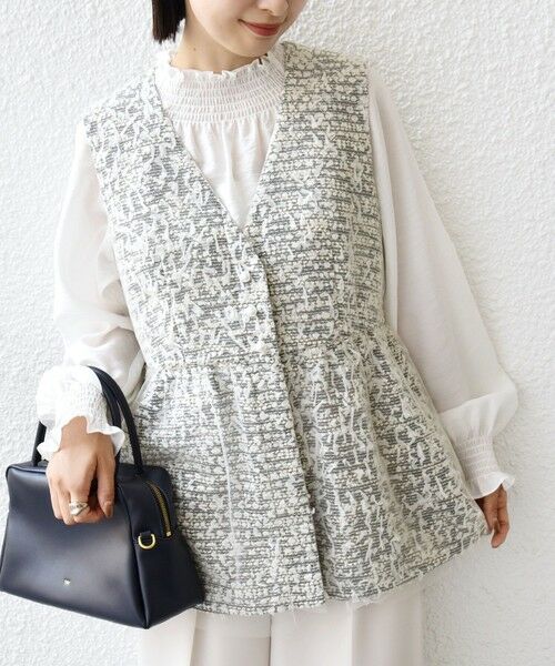 SHIPS / シップス ベスト | 【SHIPS別注】troisiemeCHACO: チュール ジレ（セレモニー対応可） | 詳細8