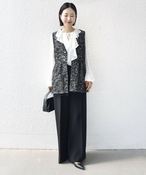 SHIPS / シップス ベスト | 【SHIPS別注】troisiemeCHACO: チュール ジレ（セレモニー対応可） | 詳細13