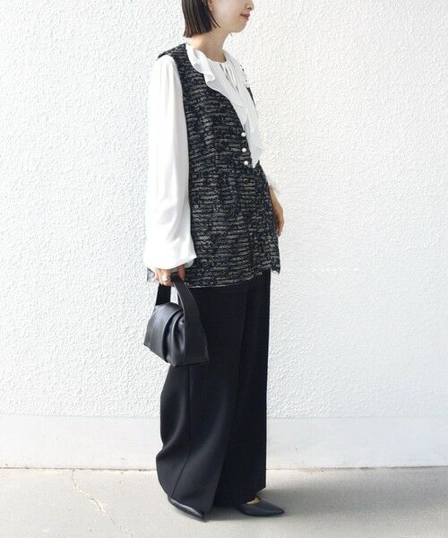 SHIPS / シップス ベスト | 【SHIPS別注】troisiemeCHACO: チュール ジレ（セレモニー対応可） | 詳細16