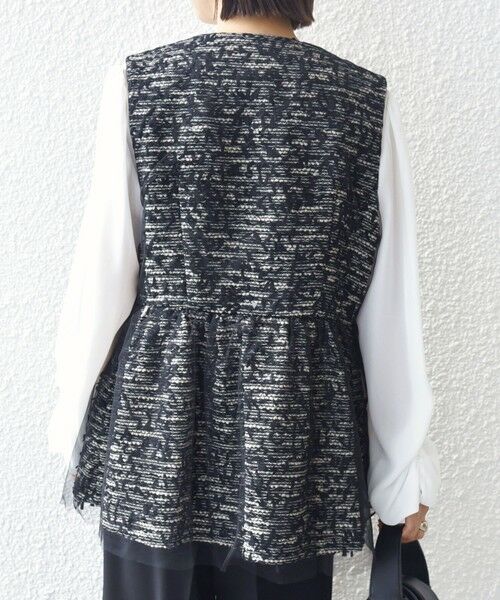 SHIPS / シップス ベスト | 【SHIPS別注】troisiemeCHACO: チュール ジレ（セレモニー対応可） | 詳細19